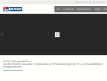 Tablet Screenshot of lausser.de